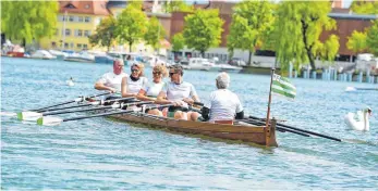  ?? FOTO: SUSI DONNER ?? Es ist angerudet beim RC Lindau.