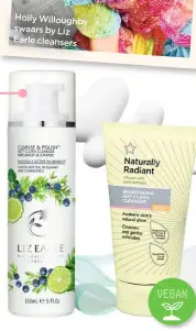  ??  ?? Holly Willoughby swears by Liz Earle cleansers