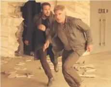  ??  ?? ► Harrison Ford y Ryan Gosling en la película.
