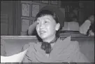  ?? THE ASSOCIATED PRESS ?? Chinese-american actor Anna May Wong appears at a luncheon at the Brown Derby restaurant in Los Angeles on Oct. 29, 1942.