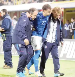  ?? ANSA ?? Gabbiadini, gol e preoccupaz­ione: è uscito con la caviglia destra molto dolorante