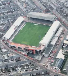  ??  ?? Roker Park in the 1990s.