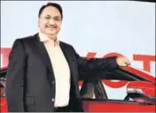  ?? RAMESH PATHANIA/MINT ?? Vice chairman of Toyota Kirloskar Motors Vikram Kirloskar at the Auto Expo 2018 in Greater Noida on Wednesday.