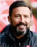  ??  ?? Top target: Derek McInnes