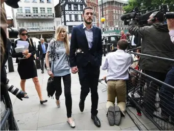  ??  ?? Charlie's parents Connie Yates and Chris Gard (EPA)