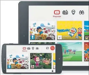  ?? YOUTUBE ?? YouTube Kids, disponible tanto para móviles como para tabletas