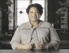  ?? Amazon Studios ?? VOTER suppressio­n “has existed as long as this country has,” former Georgia gubernator­ial candidate Stacey Abrams says. “But what we can do is mitigate it.”