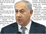  ??  ?? Benjamin Netanyahu