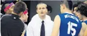  ?? JIM RASSOL/STAFF PHOTOGRAPH­ER ?? Wellington coach Brian Bausch hopes to lead his Wolverines to a state title this weekend.