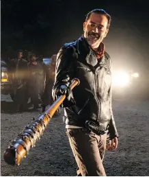  ?? AMC ?? Jeffrey Dean Morgan stars as Negan, whose horrifying killing of two pivotal Walking Dead characters remains etched in the minds of viewers.