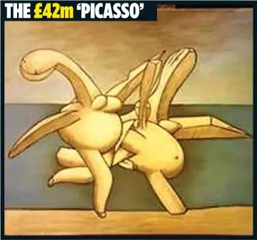  ??  ?? THE £42m ‘PICASSO’