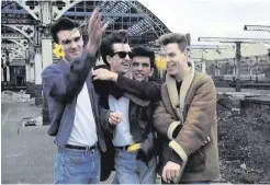  ??  ?? Charming men: Morrissey (left) in his glory days with The Smiths