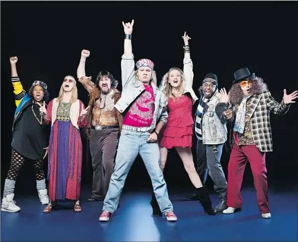  ?? — EMILY COOPER FILES ?? Audiences who see Rock of Ages, presented by the Arts Club June 16 to July 30, should expect nothing but a good time.