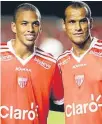 ??  ?? Rivaldo and son, Rivaldinho.