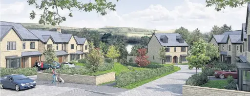  ??  ?? An artist’s impression of Greenbooth Village