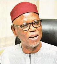  ??  ?? Chief John Odigie-Oyegun