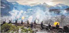  ?? FOTO: BERCHTESGA­DENER LAND ?? Die Berchtesga­dener Weihnachts­schützen.