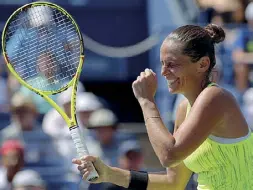  ??  ?? Nella storia Roberta Vinci, 35 anni, ha vinto quattro volte la Federation Cup