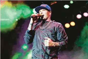  ?? ROB GRABOWSKI/INVISION ?? Vanilla Ice will play 7:30 p.m. Friday at PPL Center in Allentown.