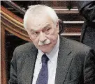  ?? Ansa/LaPresse ?? Ultimi mesi Stanno per lasciare la poltrona Antonio Razzi, Vincenzo D’Anna, Ugo Sposetti e Riccardo Villari