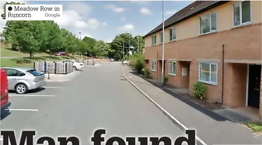  ?? Google ?? ● Meadow Row in Runcorn