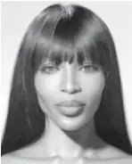  ?? ?? A drawing of Naomi Campbell by Kelvin Okafor