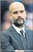  ??  ?? GUARDIOLA: ‘It’s a pity’