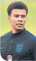  ??  ?? Alli out? Dele looks set to miss today’s game