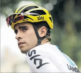  ?? FOTO: GETTY ?? Mikel Landa reiteró que su objetivo no es la general y sí ayudar a su líder, Froome