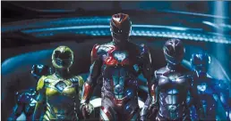  ??  ?? “Power Rangers” took second in its opening weekend at the box office.