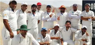  ?? – Supplied Photo ?? ALL SMILES: TR Engineerin­g players pose for a group picture after the match.