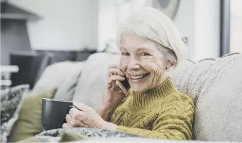  ?? PICTURE: GETTY IMAGES ?? 0 The service will see someone call 365 days a year to ensure old people are well and to offer support.