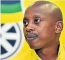  ?? /The Herald ?? Party ambitions: Andile Lungisa, who is set to step down as the ANC regional chairman for the Eastern Cape, has his sights set on the post of provincial secretary.