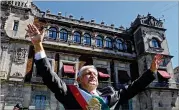  ?? DAVID GUZMAN / EFE / ZUMA PRESS ?? Andrés Manuel López Obrador, the new president of Mexico, arrives at the National Palace in Mexico City on Dec. 1.