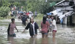  ?? (Photo AFP) ?? Les inondation­s ont déjà causé la mort de trois personnes.