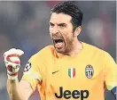  ??  ?? LEGEND: Buffon’s a big fan of Pogba