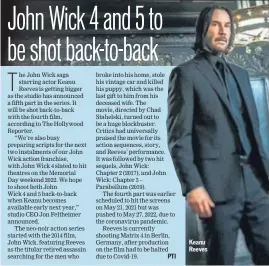 John Wick 5 announced, will shoot back-to-back with John Wick 4