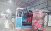  ?? HT PHOTO ?? A textile unit in Panipat. The manufactur­ers say they will face problems completing orders if we do not resume work.