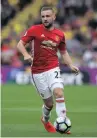  ??  ?? LUKE SHAW: Bailly injury creates a gap