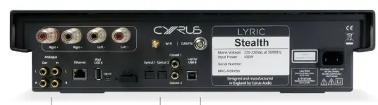  ??  ?? Inputs A single analogue input and output (the latter configurab­le to be fixed or variable), but plenty of digital connectivi­ty, with two optical, two coaxial, two USB-A slots for drives or smart devices, USB-B for computer playback, Bluetooth, and of...