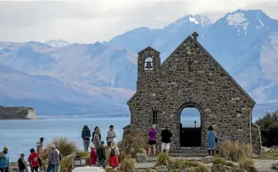  ?? IAIN McGREGOR/STUFF ?? The Church of the Good Shepherd at Lake Tekapo is popular with visitors.