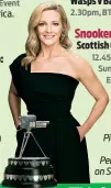  ??  ?? Pictured: Gabby Logan presents Sports Personalit­y Of The Year on Sunday, December 16.