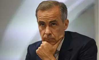  ?? DYLAN MARTINEZ/REUTERS FILE PHOTO ?? Bank of England governor Mark Carney appeared before Parliament for the first time since the Brexit decision.