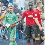  ??  ?? ALL AT SEA: United concede again