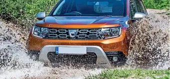  ??  ?? Splash out? Hardly, for the revamped Dacia Duster with prices below £10,000