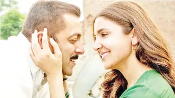  ??  ?? Salman and co-star Anushka Sharma in ‘Sultan’, which is set to play on an initial 11,000 screens in China.