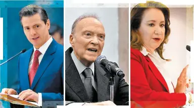  ?? ?? - Acusados. Enrique Peña Nieto y Alejandro Gertz Manero también han sido señalados por plagio.