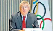  ?? AP ?? Internatio­nal Olympic Committee president Thomas Bach has pledged WADA $ five million to finance its sample storage facility.