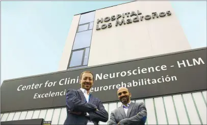  ?? ?? Jesús Tornero, director del Center for Clinical Neuroscien­ce-HLM y Diego Torricelli, investigad­or del CSIC y coordinado­r proyecto Eurobench