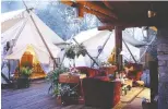  ?? CLAYOQUOT WILDERNESS RESORT ?? Clayoquot Wilderness Resort has been called the “queen of glamping.”